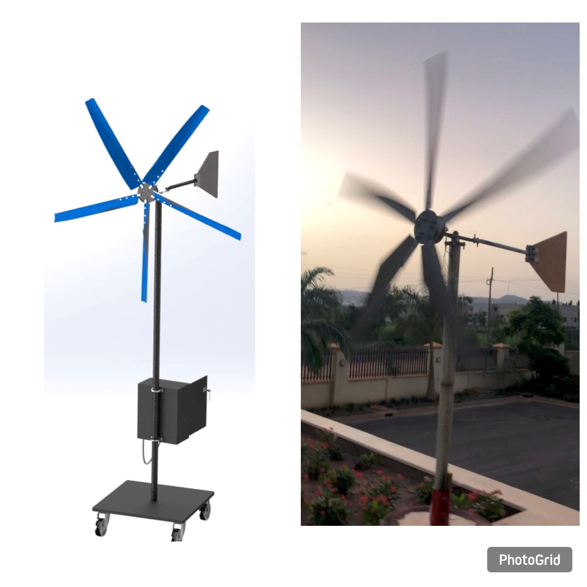 Wind Powered Charging Station